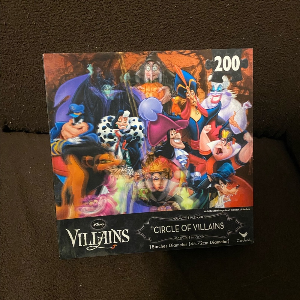 Disney circle of villains jigsaw puzzle